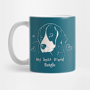 Funny gifts for dog beagle lovers Mug